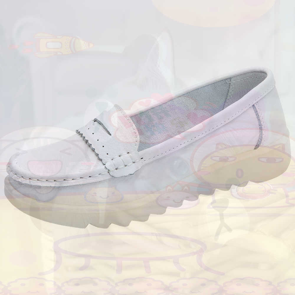 Streetwear Brand Best - Mocassin Rijden Tienersneakers Skateboarden Damesschoenen Zilver