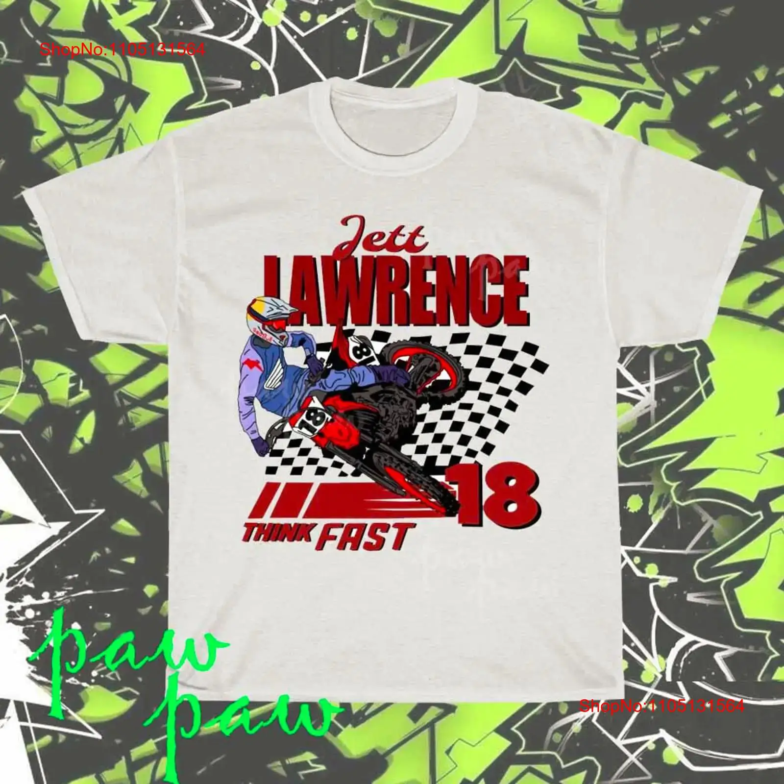 Streetwear Brand Shirts - Gloednieuw Jett Lawrence HD Logo Amerikaans