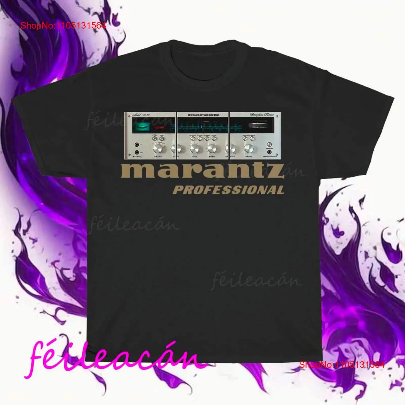 Streetwear Brand Shirts - Gloednieuw Marantz Versterker Logo Amerikaans T-shirt