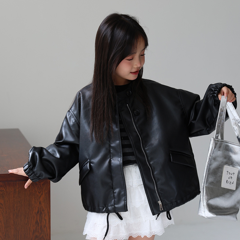 Streetwear Brand Photography - 2-12Y Meisjes Zoete Zwart Roze Rock