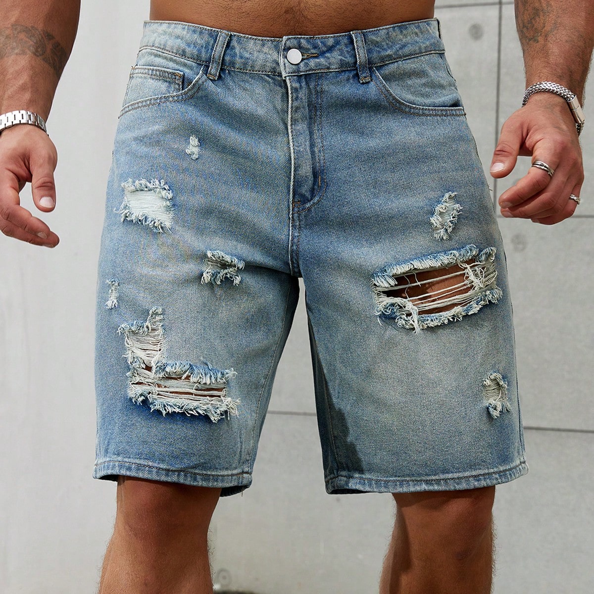 Nieuwe Mode Heren Gescheurde K - Streetwear Brand Pants recensie en prijs